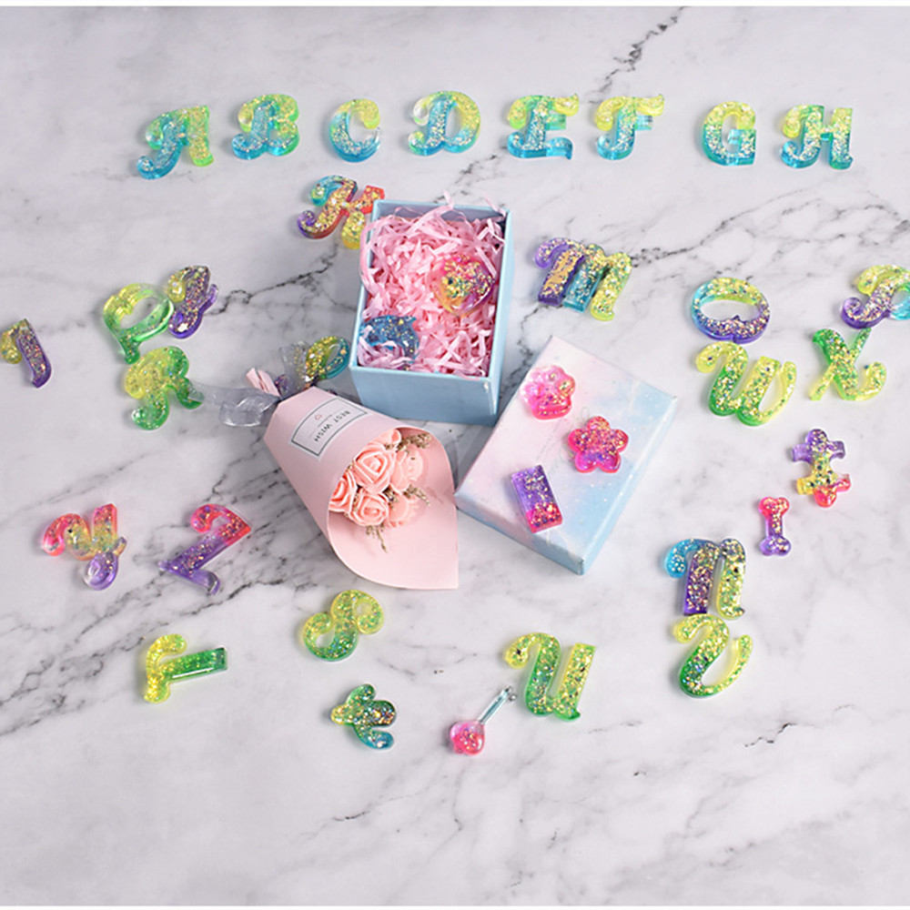 Alphabet Epoxy Resin Silicone  - Serving Tray Mold ulasan dan harga