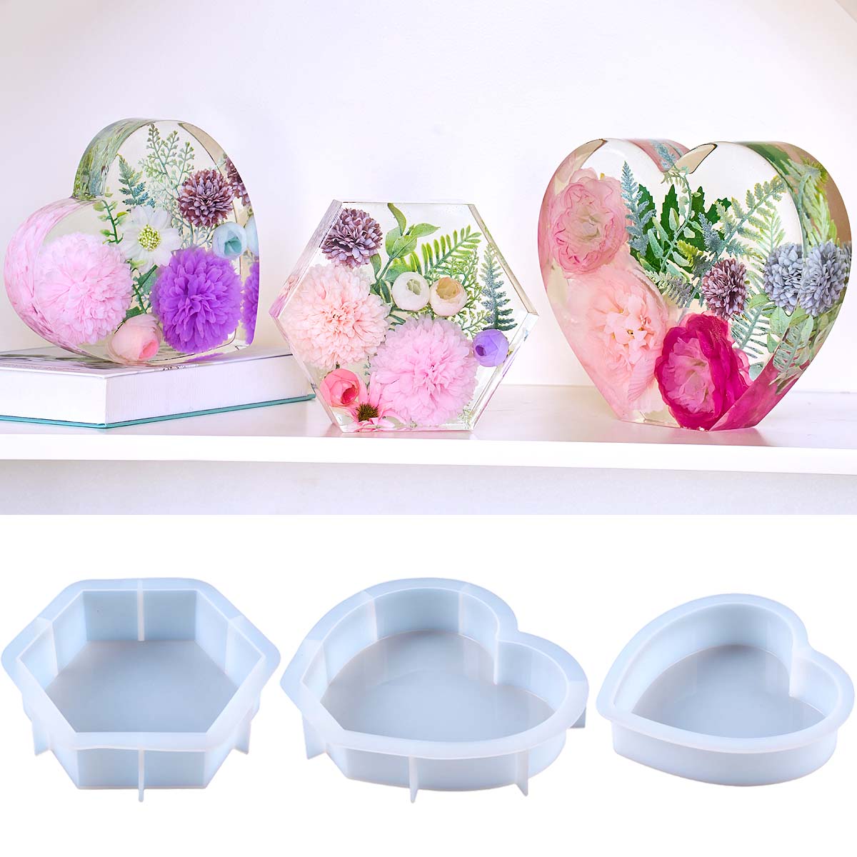 Large Love Silicone Mold DIY H - Resin Craft Ideas ulasan dan harga