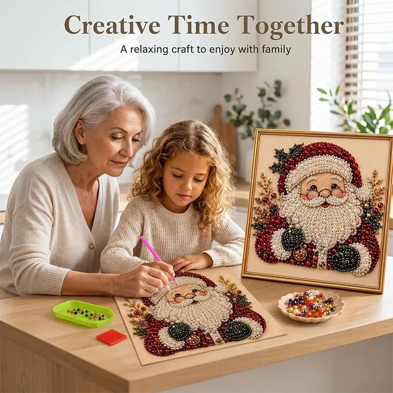 Christmas Pearl Diamond Painti - Resin Craft For Beginners ulasan dan harga