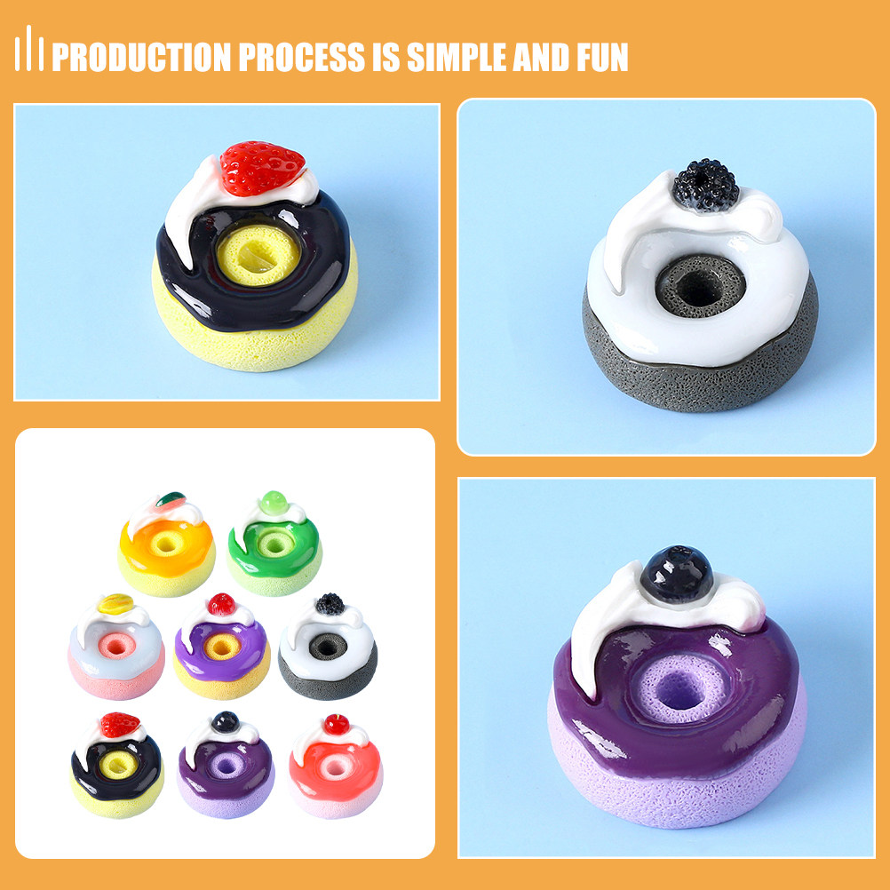 8Pcs Lifelike Miniature Fruit  - Resin Craft Supplies ulasan dan harga
