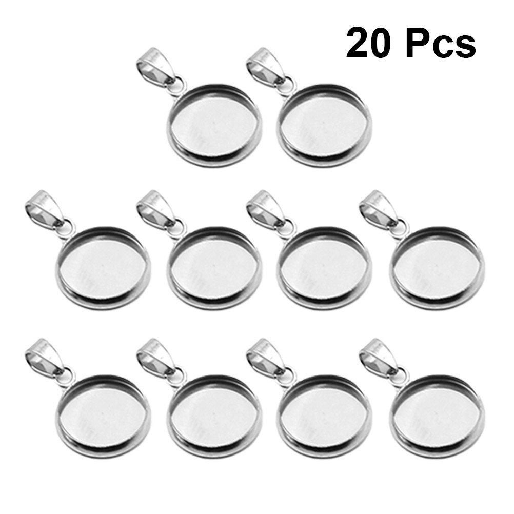 20Pcs DIY Pendant Holder Set S - Resin Crafts Diy ulasan dan harga
