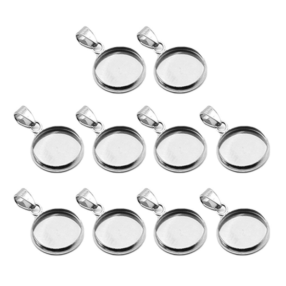 20Pcs DIY Pendant Holder Set S - Resin Crafts Diy ulasan dan harga