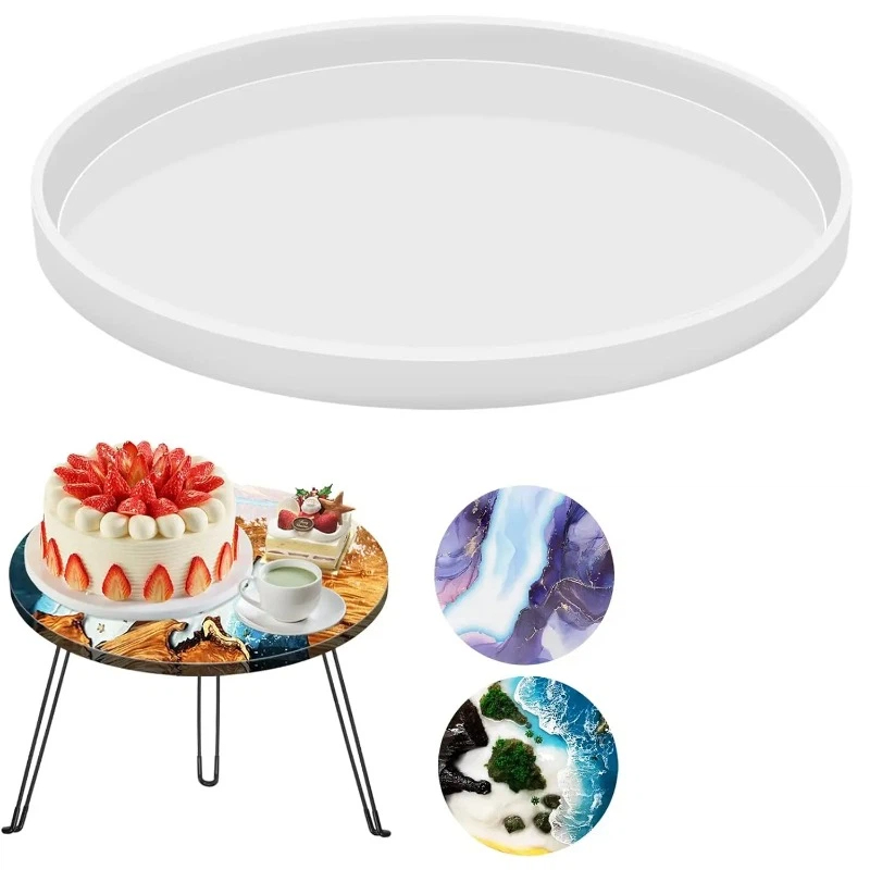 Round Epoxy Table Resin Molds, - Coaster Mold Round ulasan dan harga