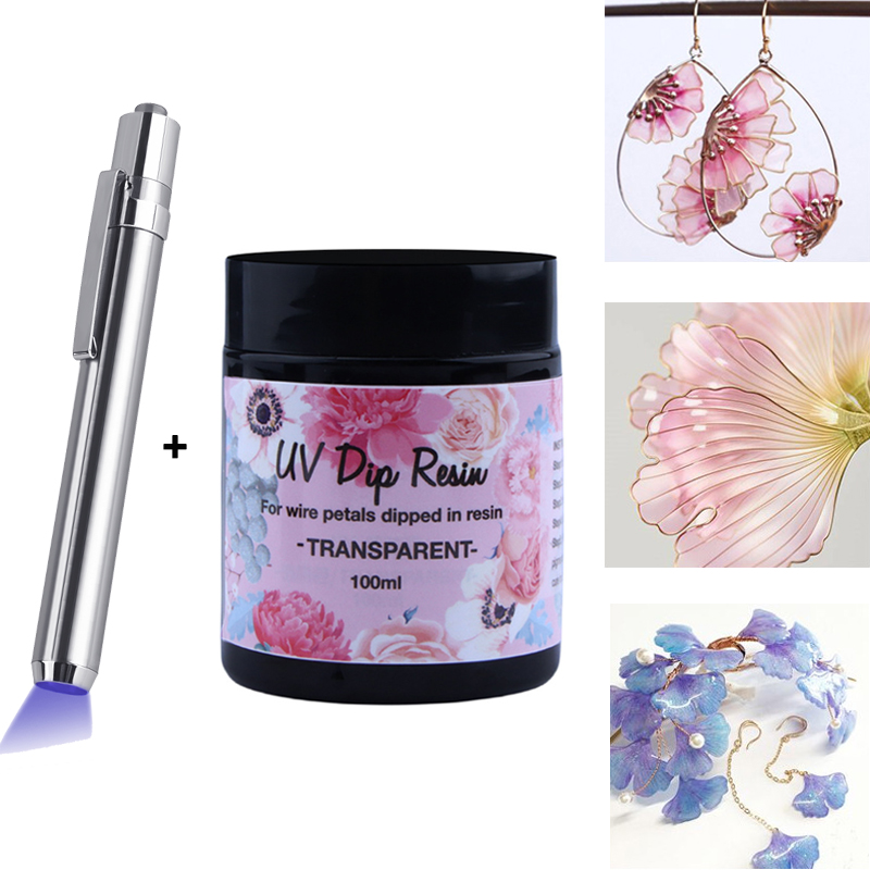UV DIP Resin Glue UV Flower-Ma - Epoxy Uv Resin Kit ulasan dan harga