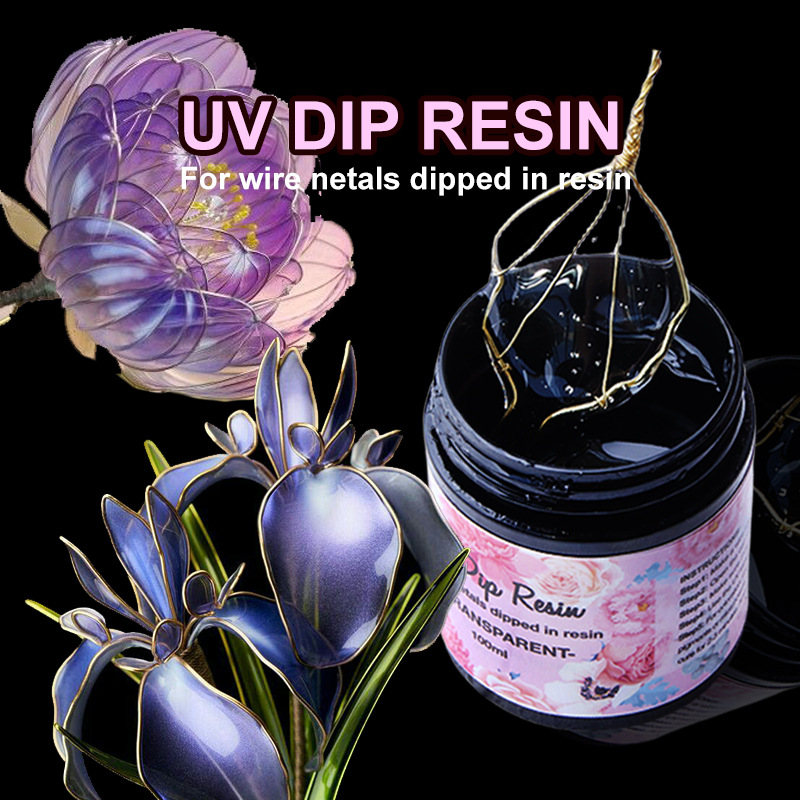 UV DIP Resin Glue UV Flower-Ma - Epoxy Uv Resin Kit ulasan dan harga