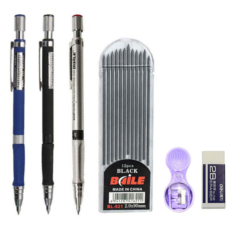 2.0mm Mechanical Pencil Set 2B - Staedtler Pencil Lumocolor ulasan dan harga