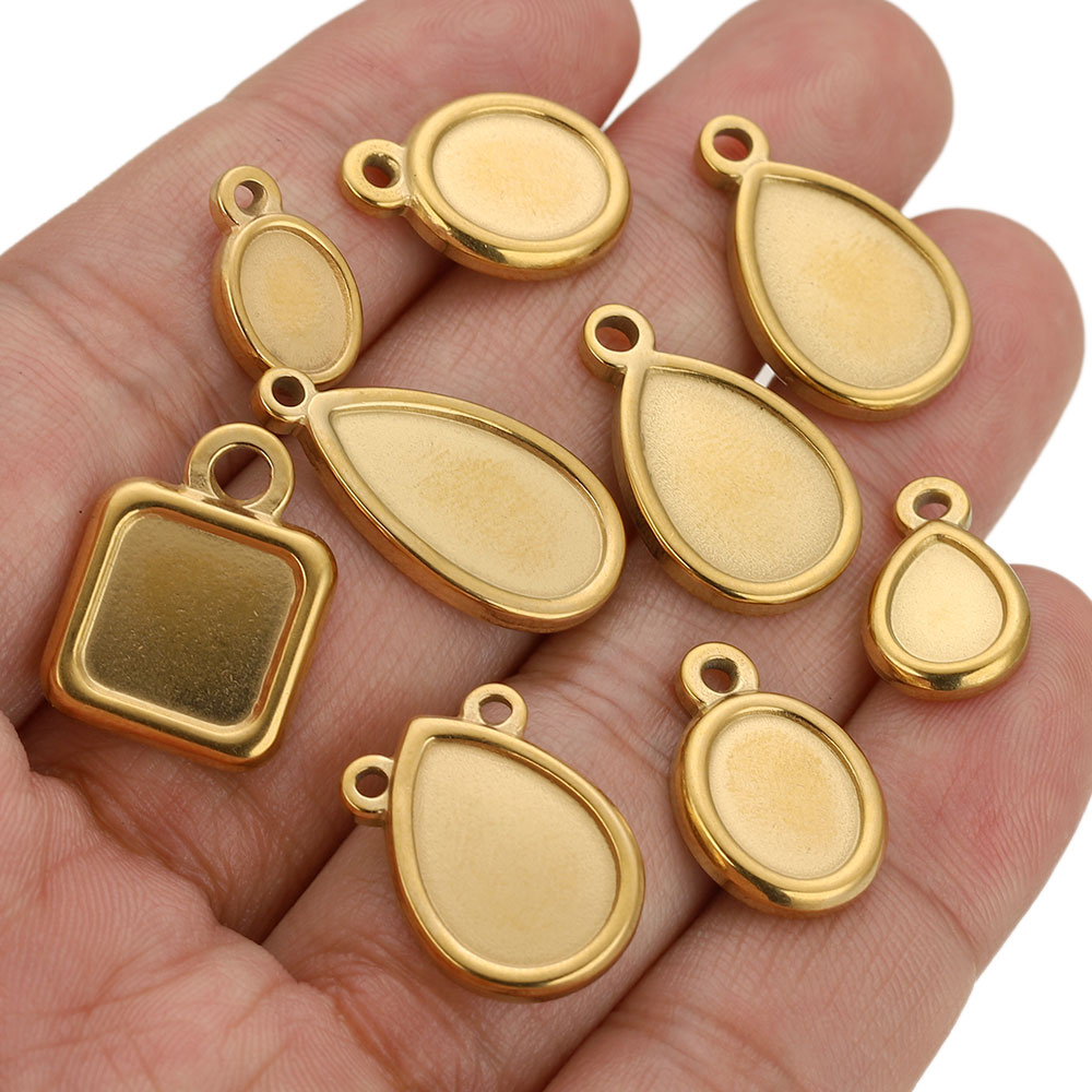 5pcs Stainless Steel Square Dr - Resin Craft Projects ulasan dan harga
