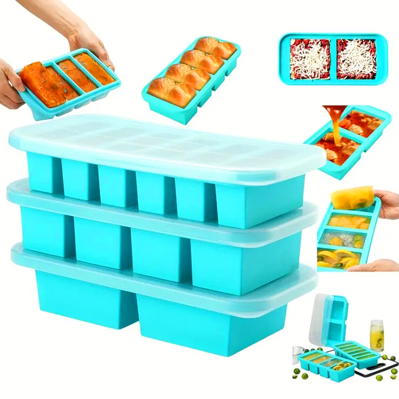2 or 3-piece Silicone Freezer  - Serving Tray Mold ulasan dan harga