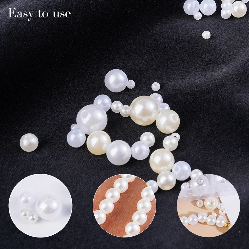 800pcs Artificial Faux Pearl R - Resin Crafts Diy ulasan dan harga