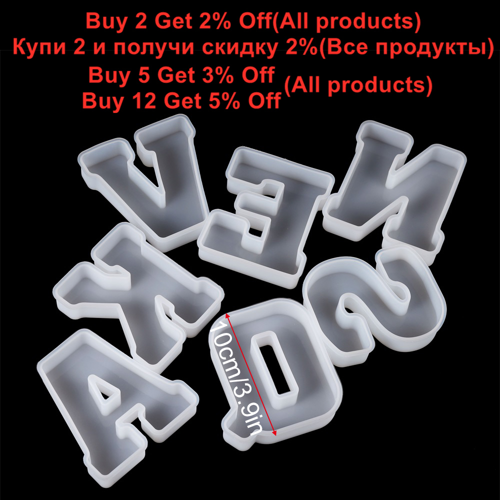 3Sizes A to Z Letter Silicone  - Serving Tray Mold ulasan dan harga