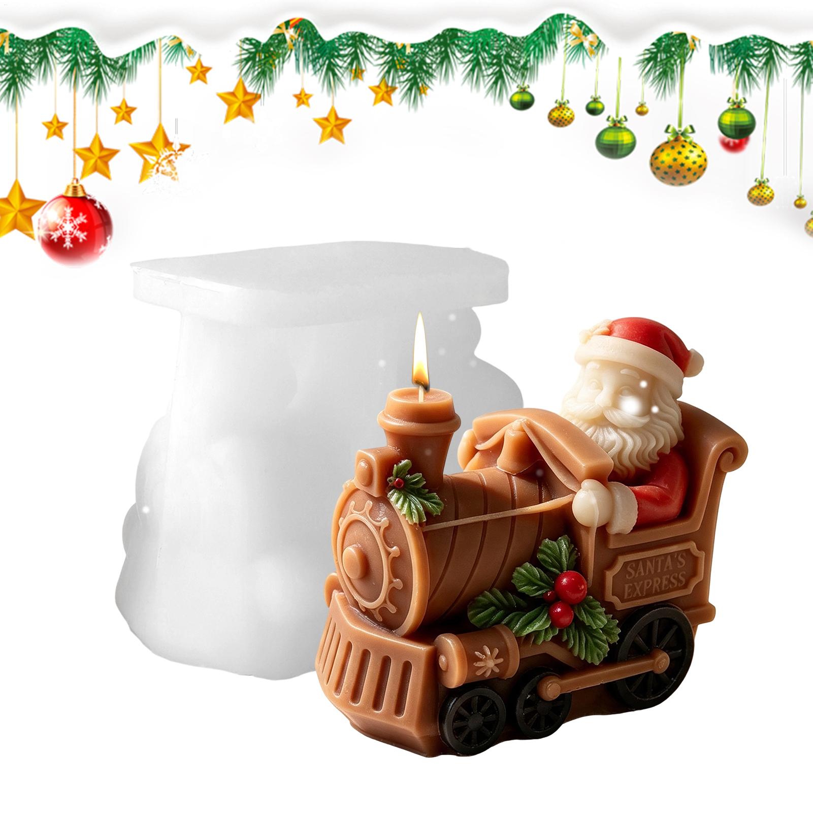 Christmas Candle Mold Train Sh - Resin Craft For Beginners ulasan dan harga