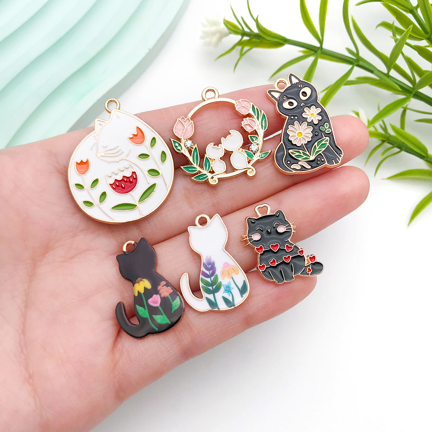 5/10pcs Resin Popular Cat Char - Resin Craft Material ulasan dan harga