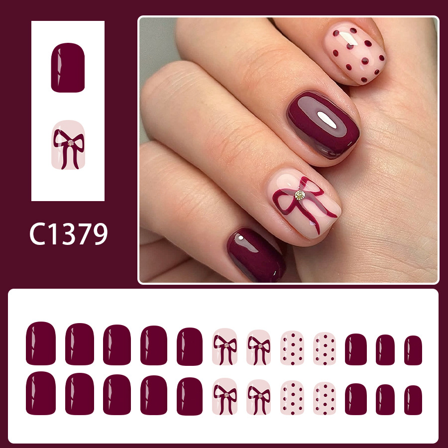 Short Square Press On Nails Gl - Resin Craft Material ulasan dan harga
