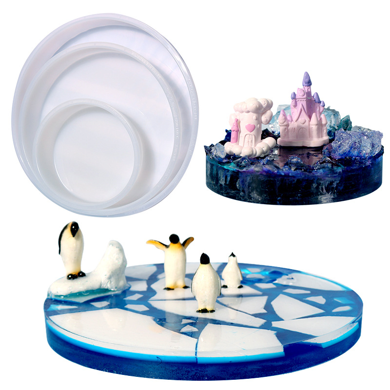 Large Round Tray UV Resin Mold - Coaster Mold Round ulasan dan harga