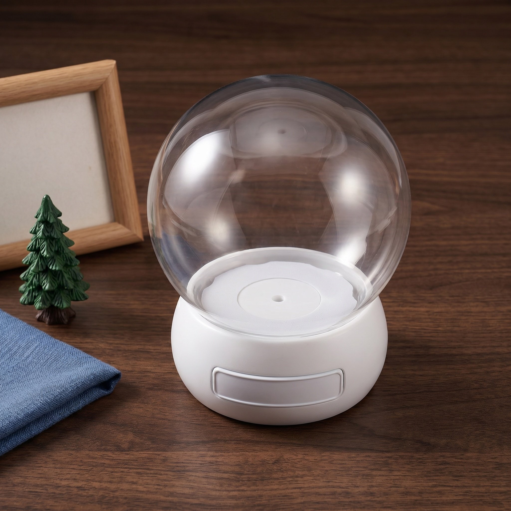 Empty Snow Globe Shell Glass D - Flower Preservation Resin ulasan dan harga