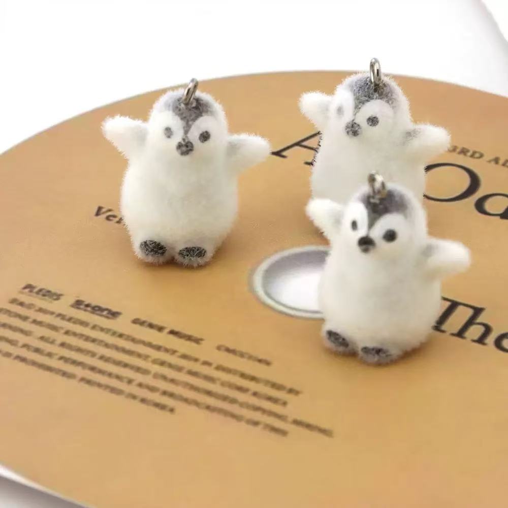 5pcs Flocking Small Penguin Re - Resin Craft Projects ulasan dan harga